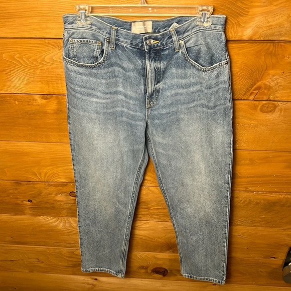 Everlane The Super Soft Relaxed Jean Women 31R Denim Organic Cotton Straight Leg - Picture 1 of 10